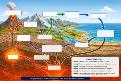 Le cycle des roches